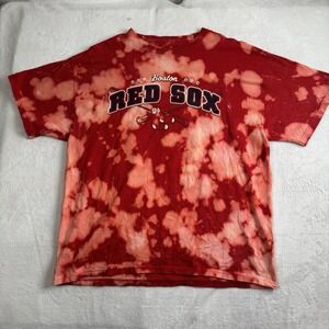 VTG MLB Boston Red Sox Pride Tie-Dye Short Sleeve Graphic Shirt Men's XL